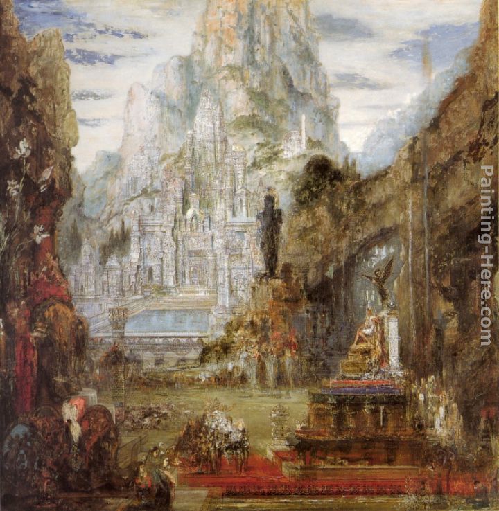 The Triumph of Alexander the Great painting - Gustave Moreau The Triumph of Alexander the Great art painting
